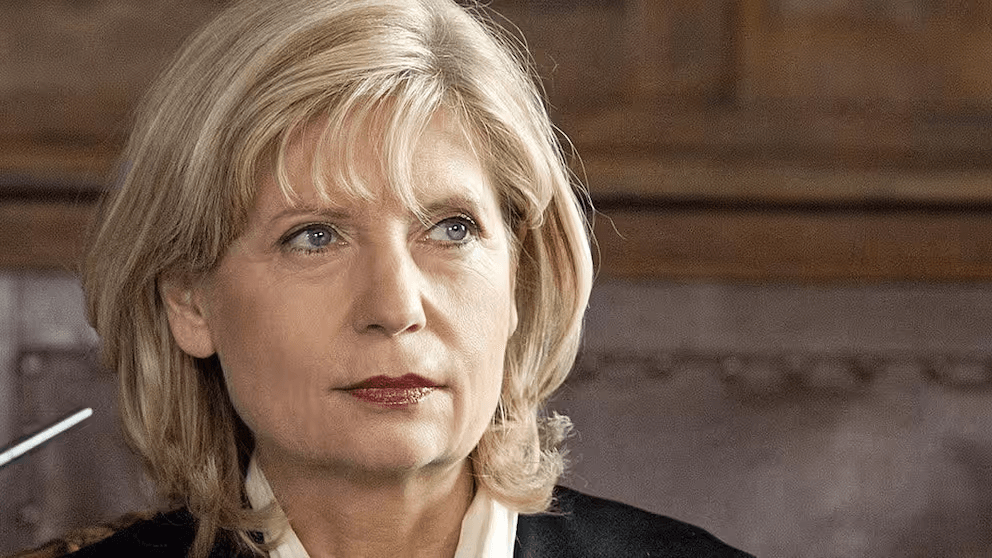Journalist Otto Riewoldt und Schauspielerin Sabine Postel gemeinsam
