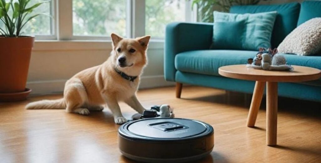Saugroboter für Tierhaare