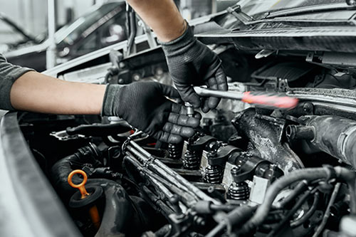 Motorschaden beim Auto